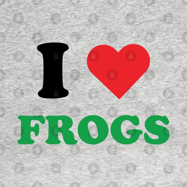 I Heart Frogs by Shirts That Bangs